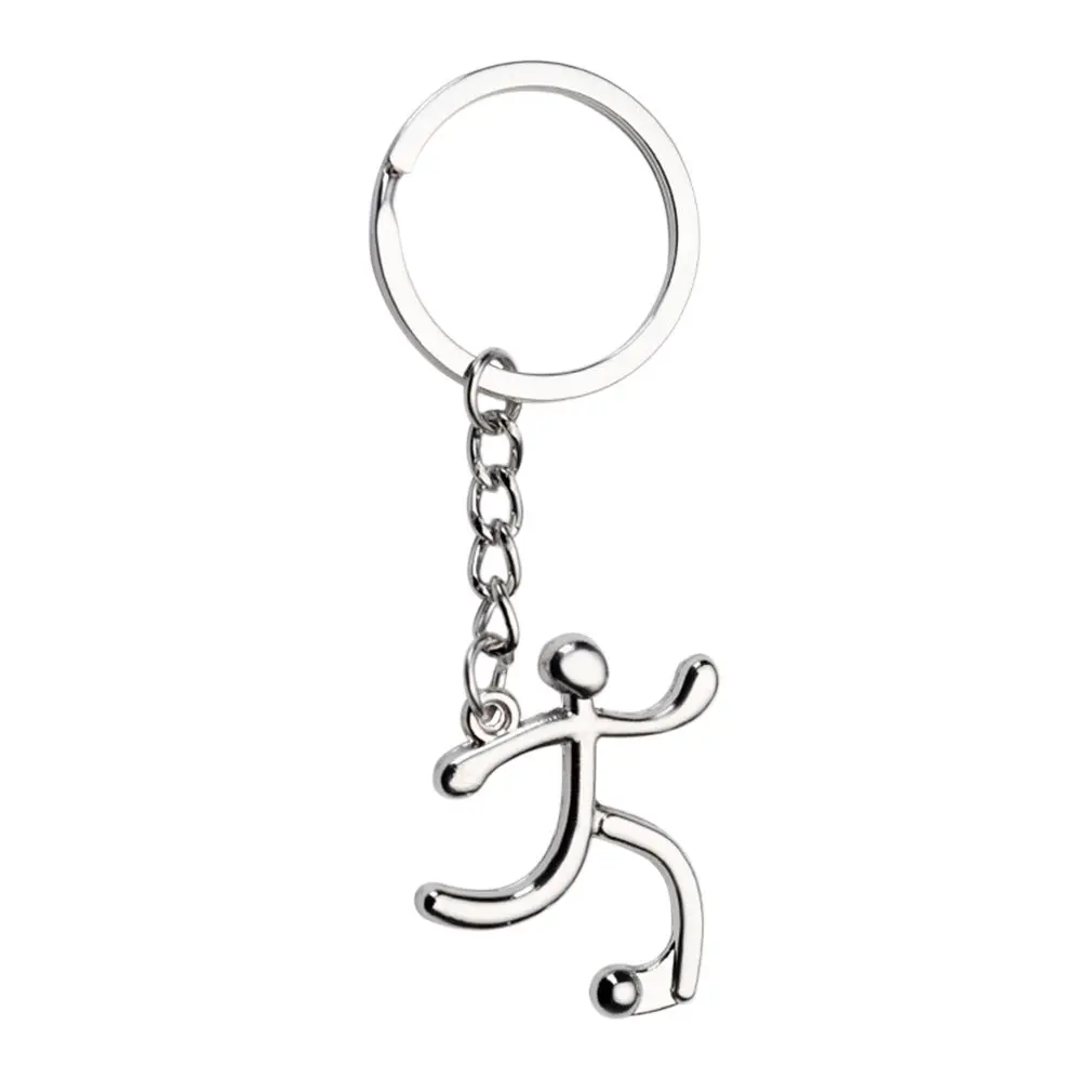 Спортивный логотип брелок для ключей велосипед бег тяжелая атлетика футбольный