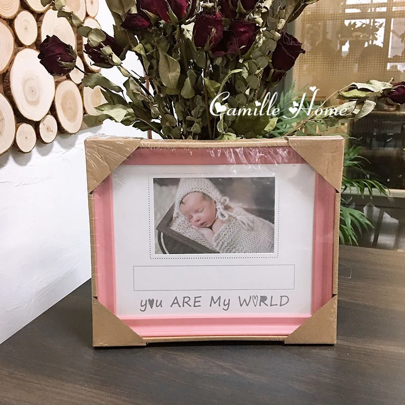 Фоторамка для новорожденных подставка под руку и следы мой первый год подарок на