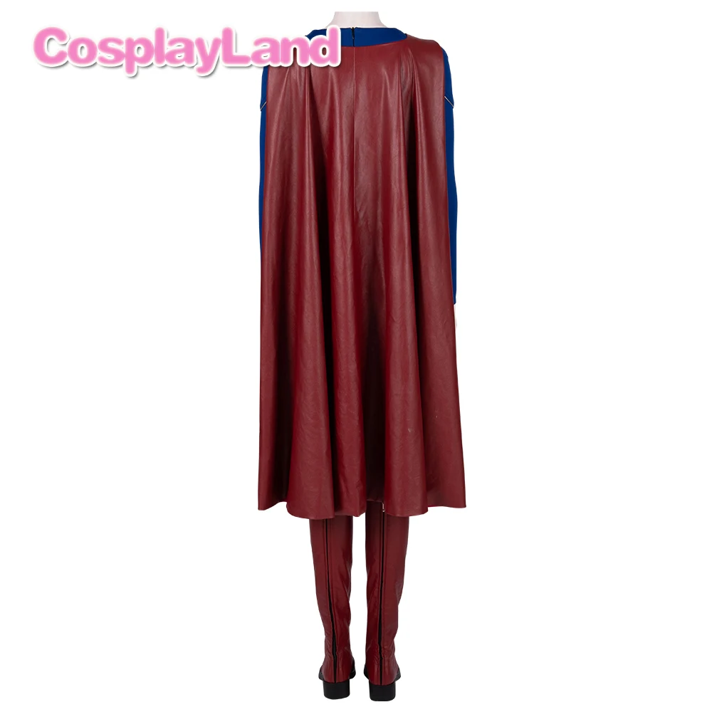 Супердевочка Косплей Костюм для взрослых косплей женщин кожаный костюм