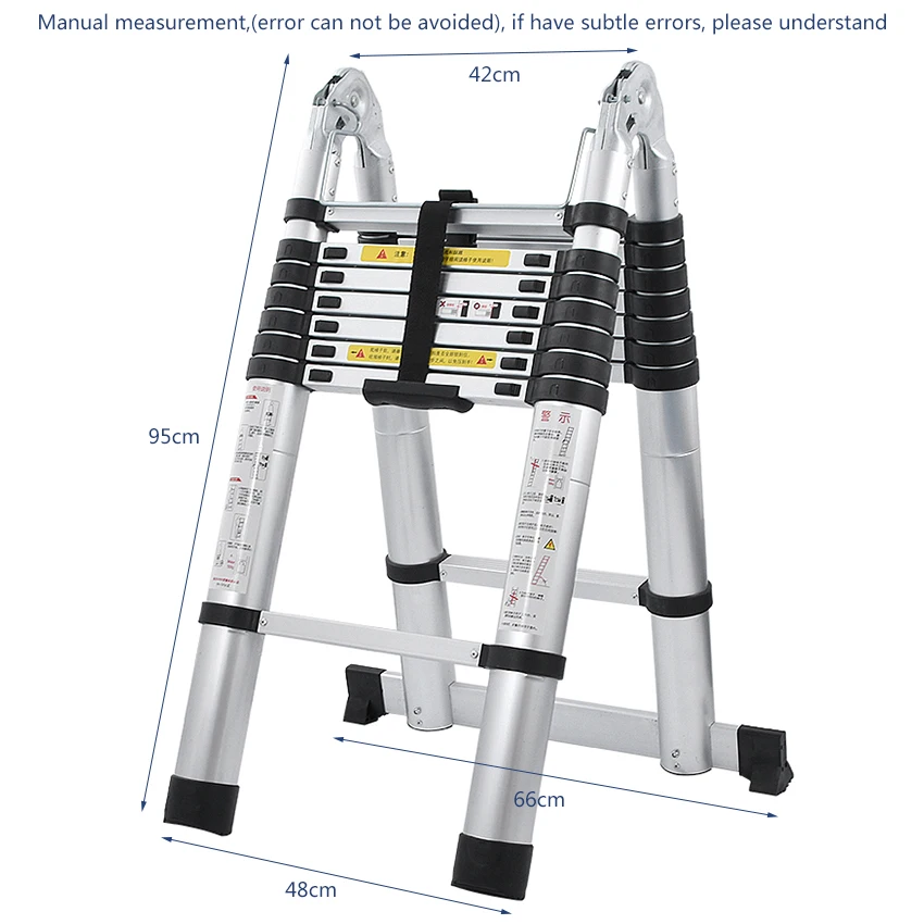 1 шт. 2 5 м + алюминиевая телескопическая лестница с соединением|Лестницы| |