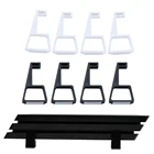 Горизонтальный кронштейн 4 шт., подставка для игровых автоматов Sony PlayStation4 PS4 Slim Pro, аксессуары с плоским креплением