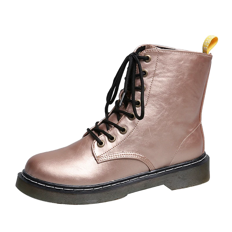 Fujin/женские мотоциклетные ботинки на массивном каблуке Сезон осень Модель 2020