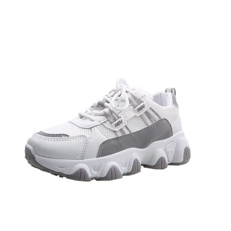

Black And White Breathable Mesh Women's Sneakers Summer Casual Shoes