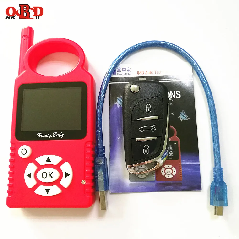 JMD Handy Baby Auto Key инструмент для 4D/46/48/G/King чип программист CBAY многоязычные чипы копировального устройства с G/96 бит 48+ Супер пульт дистанционного управления