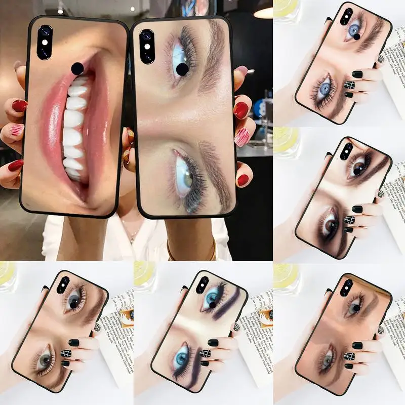 

Sydney Carlson Eyes Phone Case For Xiaomi Redmi Note 4 4x 5 6 7 8 pro S2 PLUS 6A PRO