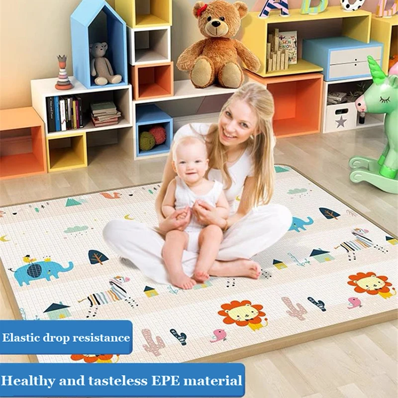 

New XPE 200cm*180cm Baby Play Mat Toys for Children Rug Playmat Developing Mat Baby Room Crawling Pad Folding Mat Baby Carpet