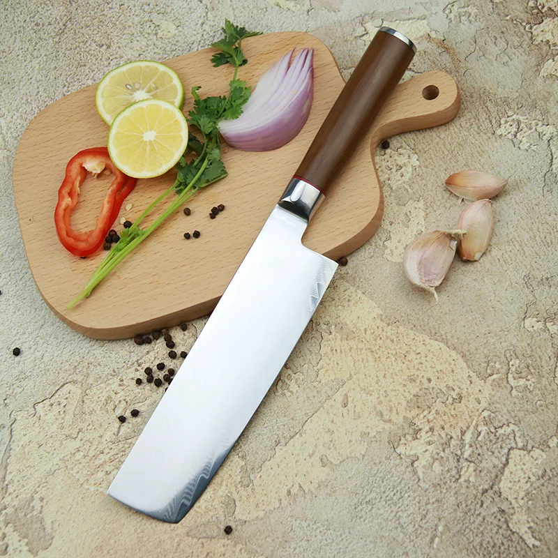 

Японский кухонный нож из дамасской стали VG10, нож для фруктов, Ручка G10, инструмент для приготовления пищи