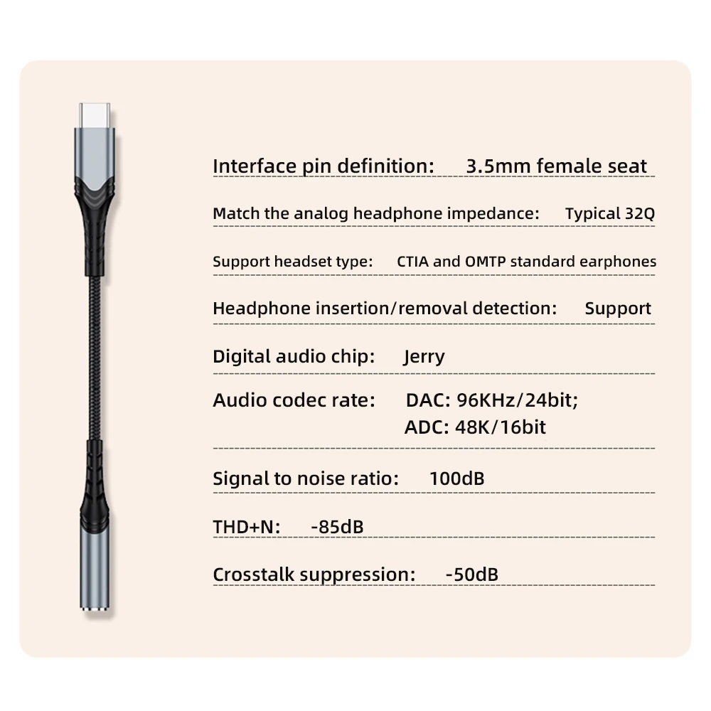 ! Переходник ACCEZZ DAC Type C на 3 5 мм Aux USB папа разъем для наушников мама аудио кабель