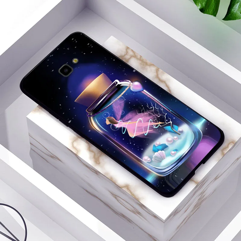 Чехол для Samsung J4 J6 Plus, мягкий черный ТПУ чехол с розами для Samsung J4, чехол для J5 J7 Prime, чехол для J3 J5 J7, чехлы - Цвет: TPUBLK619