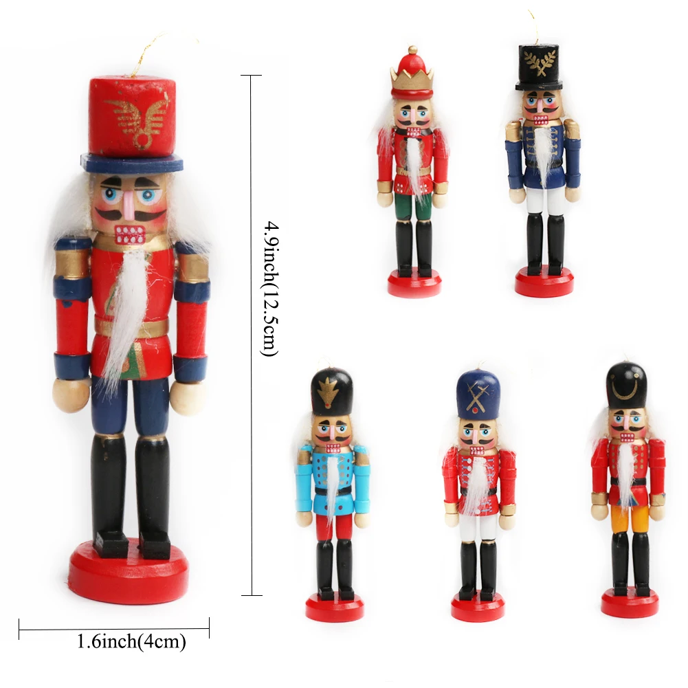 Деревянная марионетка гайковерт новогодние настольные рождественские