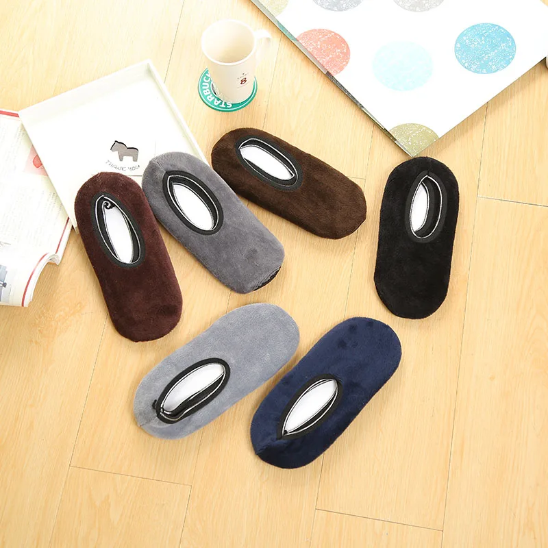 YEAMOLLY/зимние мужские модные мягкие теплые Нескользящие толстые бархатные