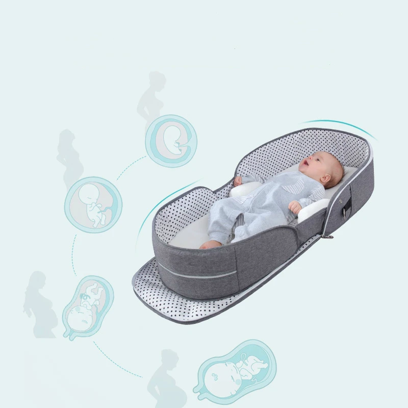Многофункциональная портативная детская кровать для путешествий, защита от солнца, москитная сетка, детские кроватки, складывающиеся дыша... от AliExpress RU&CIS NEW
