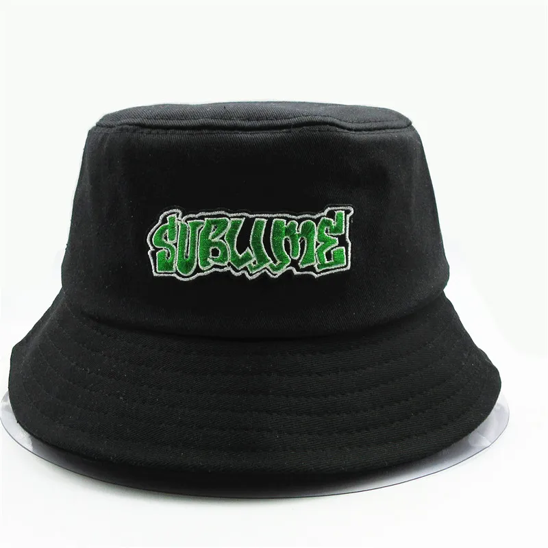 

LDSLYJR хлопковая Панама с вышивкой зеленой буквы, рыбацкая шляпа, уличная дорожная шляпа, шляпа от солнца для мужчин и женщин 40