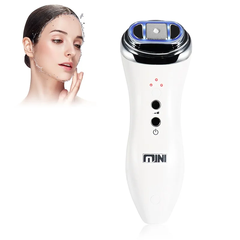 

Ультразвуковой биполярный радиочастотный лифтинг уход за кожей лица массажер мини Hifu против морщин подтягивающее устройство светодиодная...