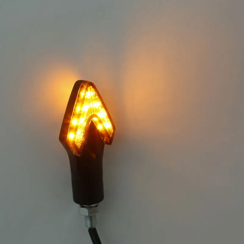 Motorcycle 12 V LED Bulb Turn Signals Indicators Lights 2 wires For Honda Harley Ducati Universal |