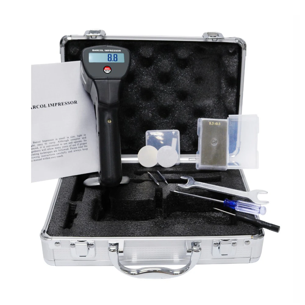 Landtek HM-934-1+ Barcol Impressor Portable Rebound Brinell Hardness Tester Meter Durometer for aluminum processing glass steel |
