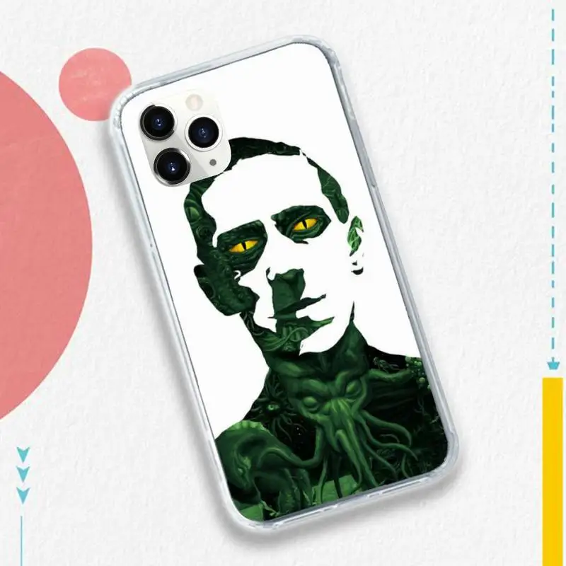 

cool lovecraft film festival Phone Case for iPhone 11 12 pro XS MAX 8 7 6 6S Plus X 5S SE 2020 XR