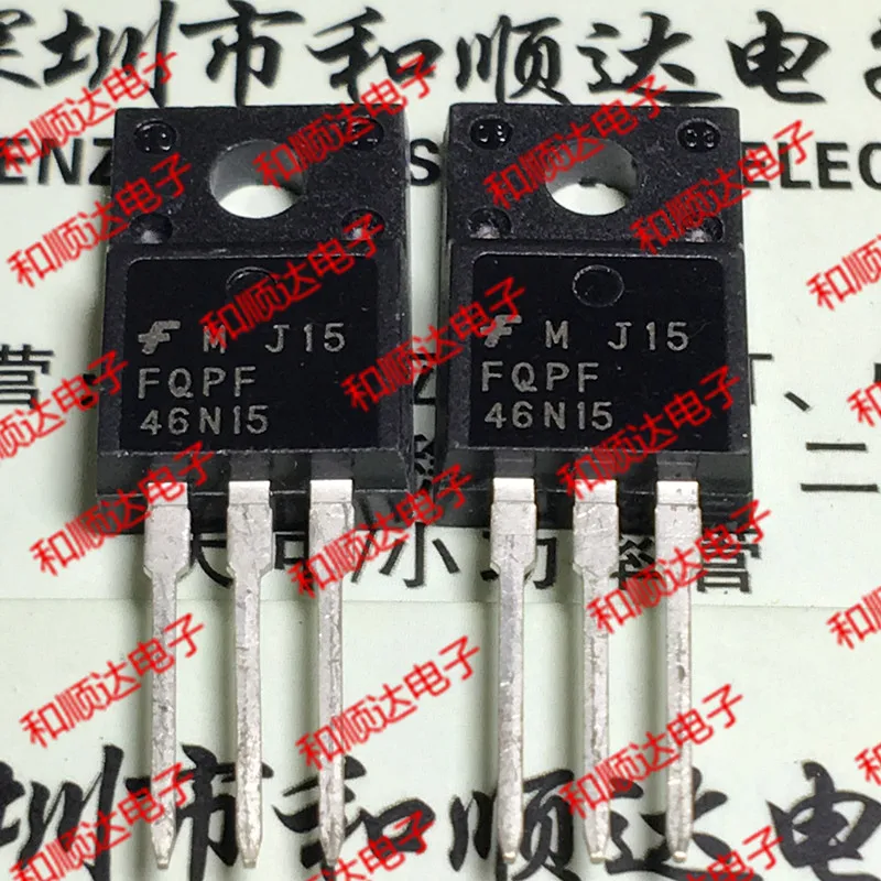 Оригинальный Новый/5 предметов в лоте FQPF46N15 TO 220F 150V 25.6A|Регуляторы