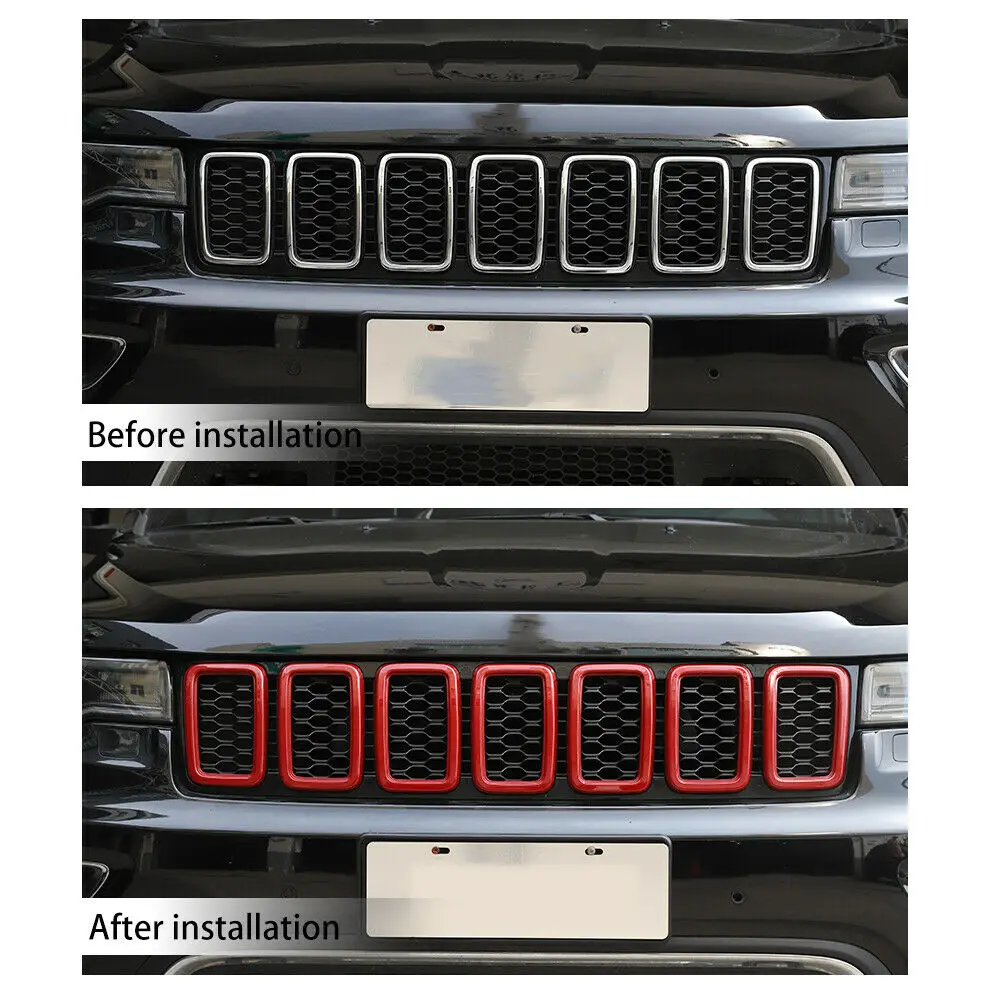 Передняя решетка вставки для радиаторной решетки отделка кольца Декор подходит