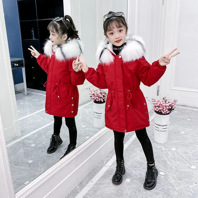 

Куртка-Парка хлопковая детская, на Возраст 4-15 лет