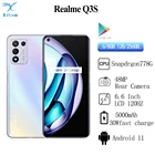 Оригинальный смартфон Realme Q3S, телефон с экраном 778 дюйма, процессор Snapdragon 6,6G, ЖК-дисплей 144 Гц, быстрая зарядка 30 Вт, основная камера 48 МП, 5000 мАч, OTA