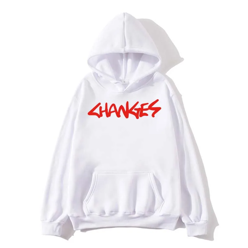 Джастин Бибер изменения толстовки мужские женские в стиле хип-хоп Уличная одежда