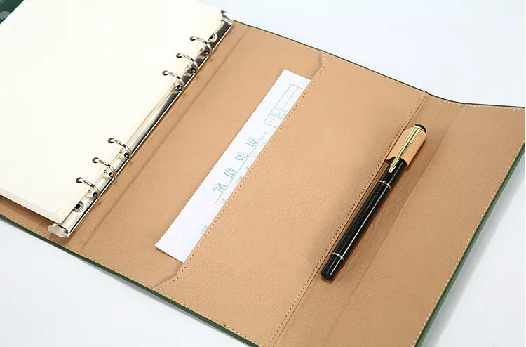 Папка для бумаг A5 кожаный Органайзер бизнеса школьный офисный органайзер 6 колец