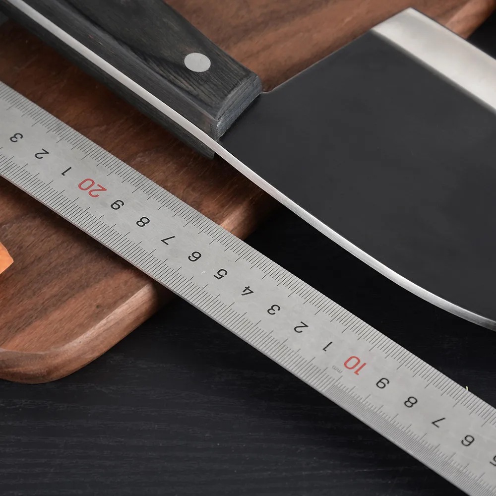 Qing Ножи ручной работы молоток нарезки Кливер Chop кости рыбы кухонный нож из