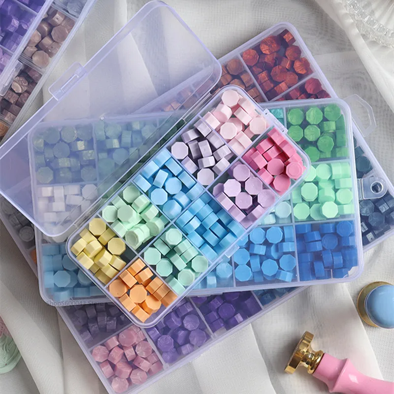 Ancient Sealing Wax Stamp Making Tools Box Set Seal Beans Beads for Vintage Craft Envelope Wedding | Дом и сад