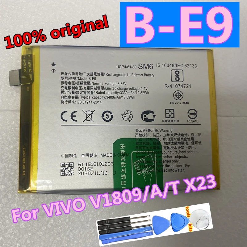 

Original B-F3 D5 C9 E5 E6 E7 E8 E9 Battery For Vivo Y81 Y83 V7 Y75 Y79 Plus Y91 Y91C Y91i Y93 Y95 Z3 Z3i Y97 Y97A NEX S/A X23