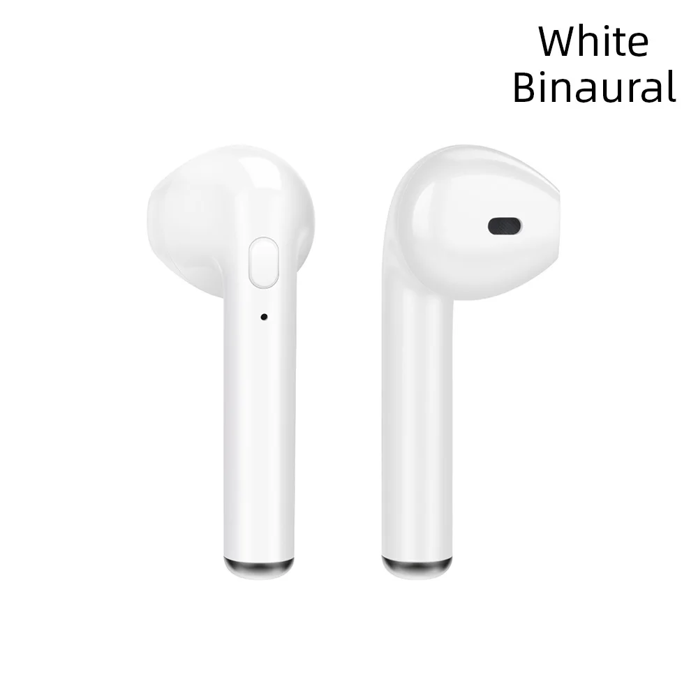 Binaural I7s TWS, беспроводные Bluetooth наушники, мини гарнитура, зарядная коробка, спортивные наушники, смартфон, наушники-вкладыши, гарнитура для iPhone, Xiaomi, huawei - Цвет: Binaural