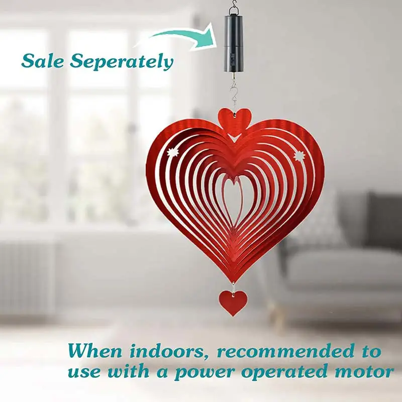 Садовое искусство ветер Спиннер украшения 3D садовые подвесные колокольчики из