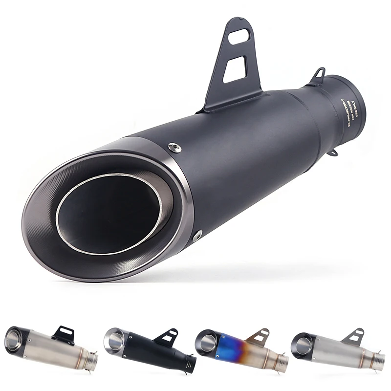 

New Universal 61mm 51mm Pipe Motorcycle Titanium Alloy Universal Ninja K7 Refitting Exhaust Muffler Pipe Z650 Escape Vn800