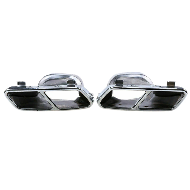 2 шт автомобиля двойное отверстие выхлопной трубы глушитель для Mercedes Benz W164 W221 Amg