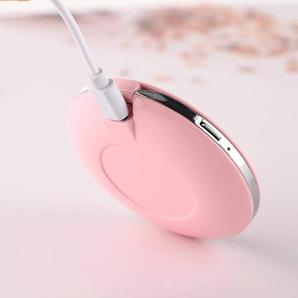 Зеркало с легким компактным настольным зеркалом Увеличительное Косметическое