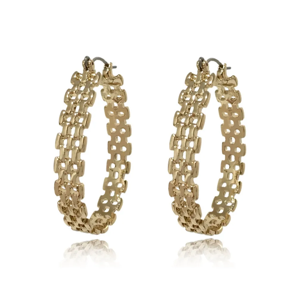 Шикарные женские элегантные серьги кольца ювелирные изделия Brinco Bijoux золотого