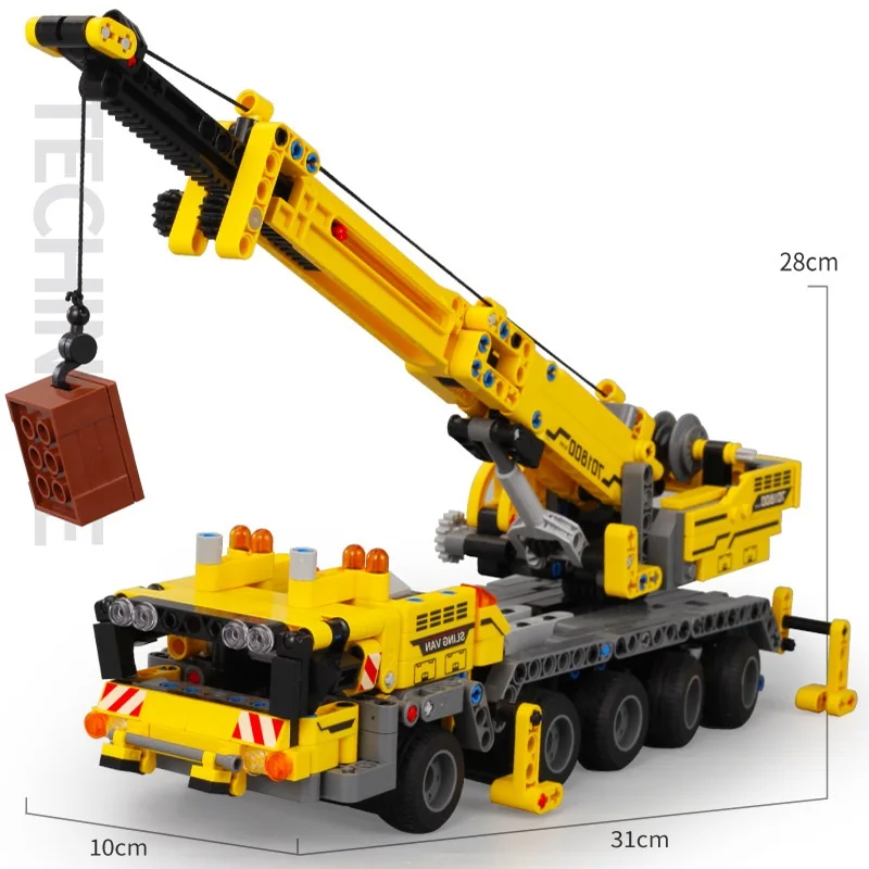665 шт. Детский конструктор кран-манипулятор | Игрушки и хобби