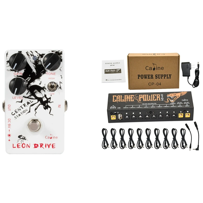

Caline 1 комплект Cp-04 гитарная педаль Питание & 1 комплект CP-50 гитары педаль эффектов эффект