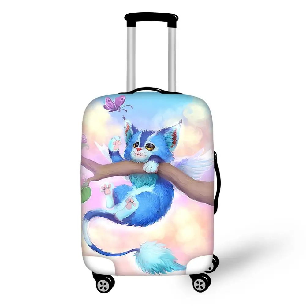 Водонепроницаемый чехол для чемодана HaoYun, эластичный Пыленепроницаемый Чехол для багажа с милыми кошками и животными, защитные аксессуары, только чехол