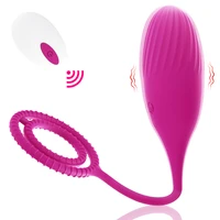 penis vibrator with anal plug 12 modes male masturbator vagina ball love egg penis ring delay trainer gay adult sex toy for man
