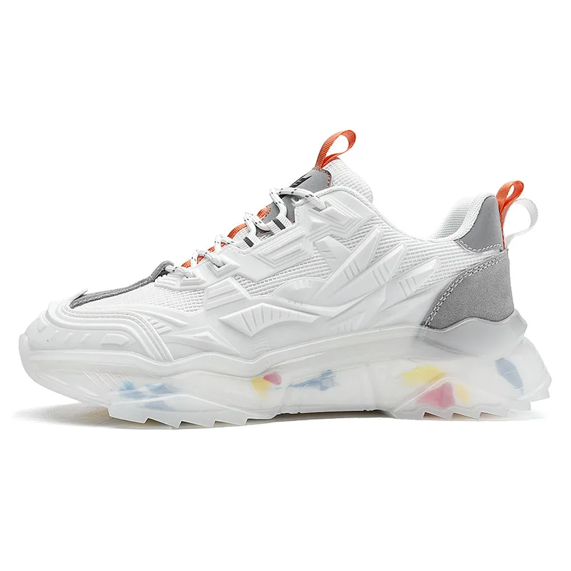 

New Fashion Classic Sports Shoes Summer Breathable Running Shoes Men's Graffiti Outsole Sports Shoes Mesh Walking Jogging Shoes