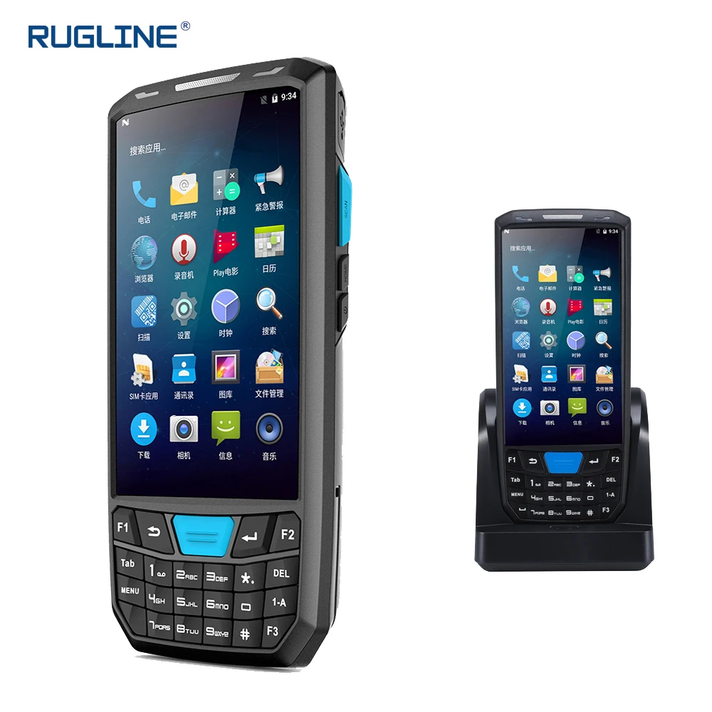 PDA сканер штрих-кода 1D 2D Bluetooth Android Ручной терминал прочный беспроводной мобильный