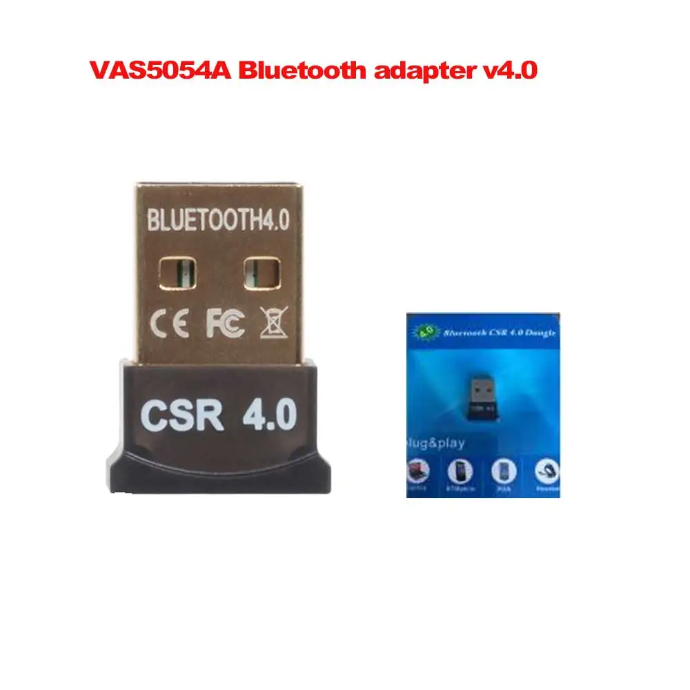 Bluetooth adapter4.0 5054A ODIS V4.3.3 полный чип OKI V5.0.6 автоматический OBD2 диагностический инструмент 5054 Bluetooth V4.0 OBD2 сканер кода - Цвет: Bluetooth adapter4.0