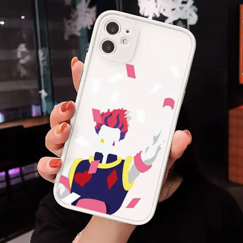 

Hisoka Anime Hunter X hunter Phone Case matte transparent For iphone 7 8 11 12 plus mini x xs xr pro max cover
