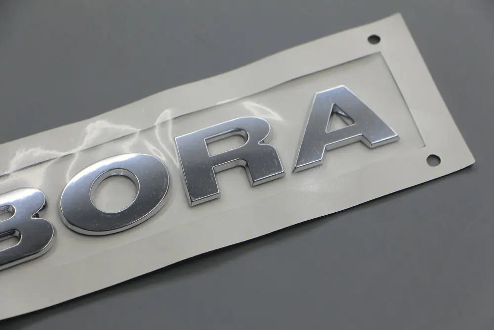 Наклеить на багажное отделение Bora надпись BORA стикеры автомобильные Логотипы