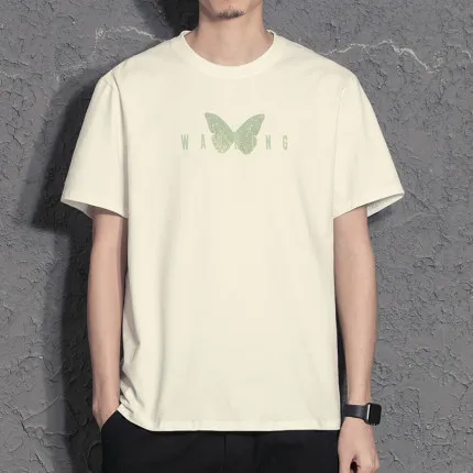 

Summer men's business casual short sleeve t-shirt 2485