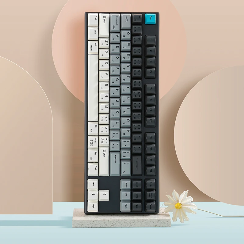 varmilo  MA87 mechanical keyboard wired static capacitance axis V2 white backlit computer gaming keyboard