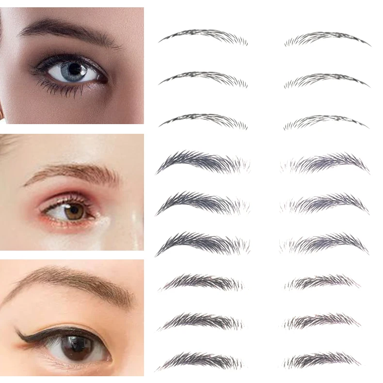 4D Подлинная татуировка для бровей на водной основе стикер s Cosmetics корейская