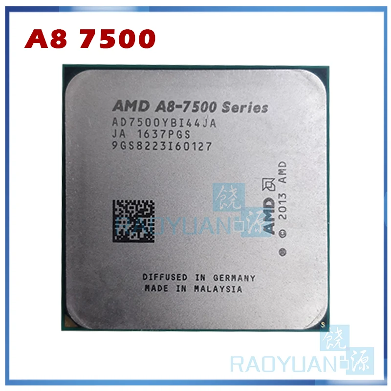 AMD A8 Series 7500 AD7500YBI44JA 4 ядра 3 0 ГГц разъем FM2 + МБ 65 Вт настольные компьютеры