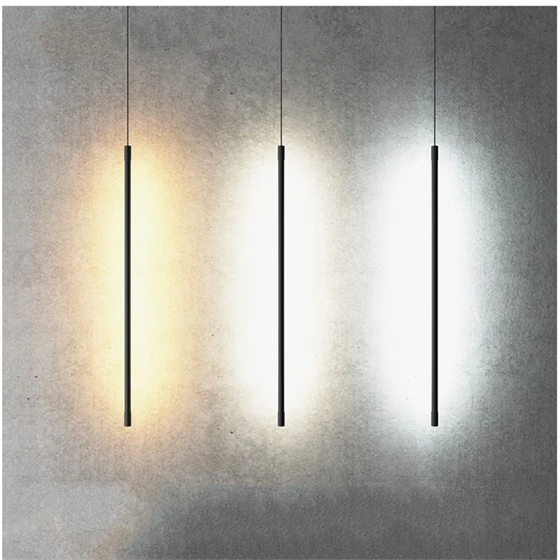 

Modern LED Pendant Lights for Bedroom Bedside Aluminum Line Design Decoration Hanging Lamps Living Room Indoor Lighting Hanging